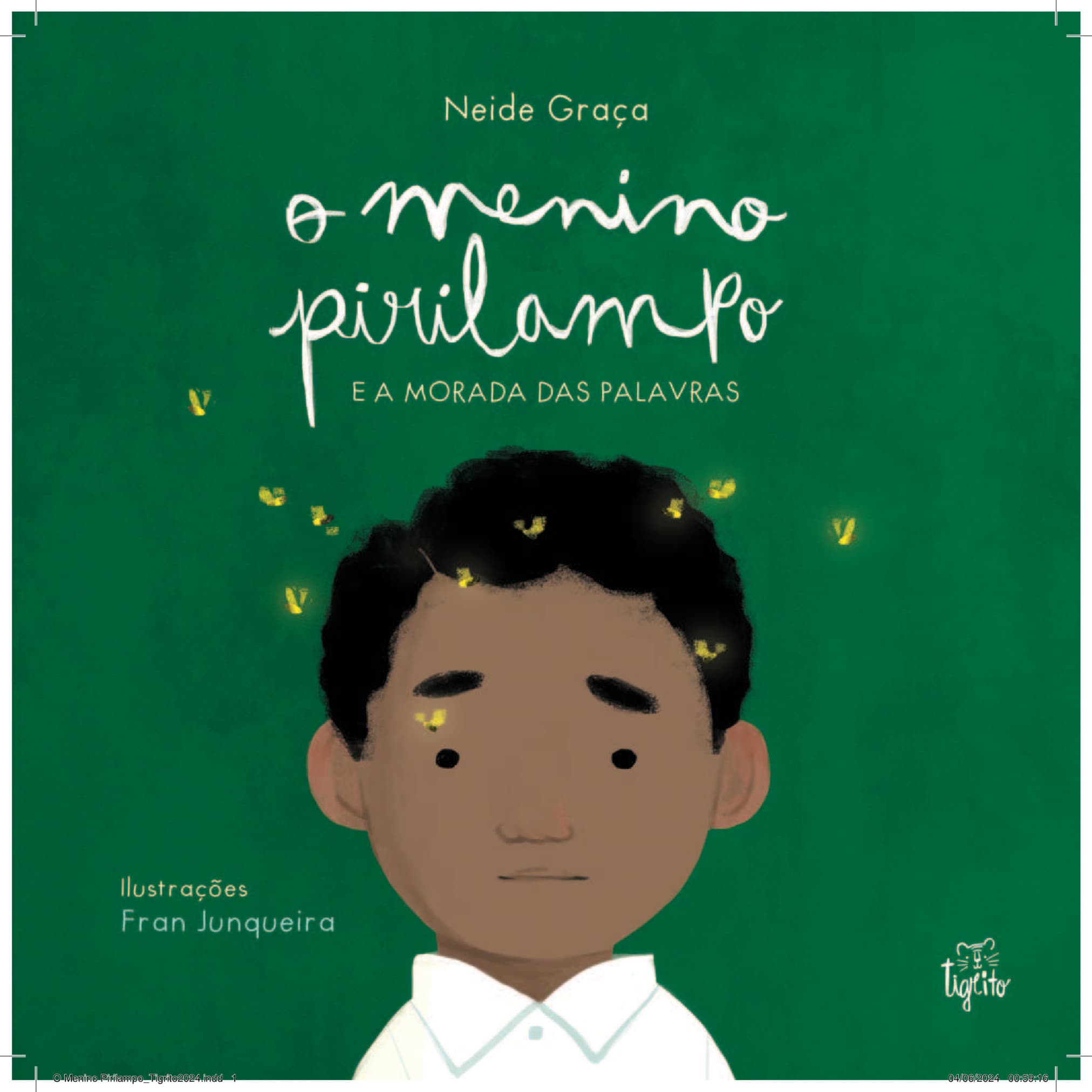 Capa de O menino pirilampo e a morada das palavras
