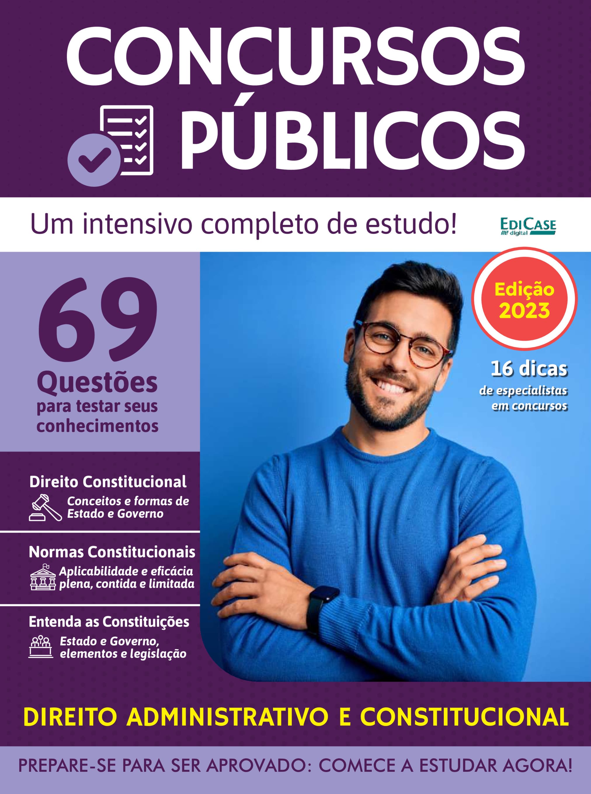 Capa de Apostilas Concursos Públicos - Direito Administrativo e Constitucional