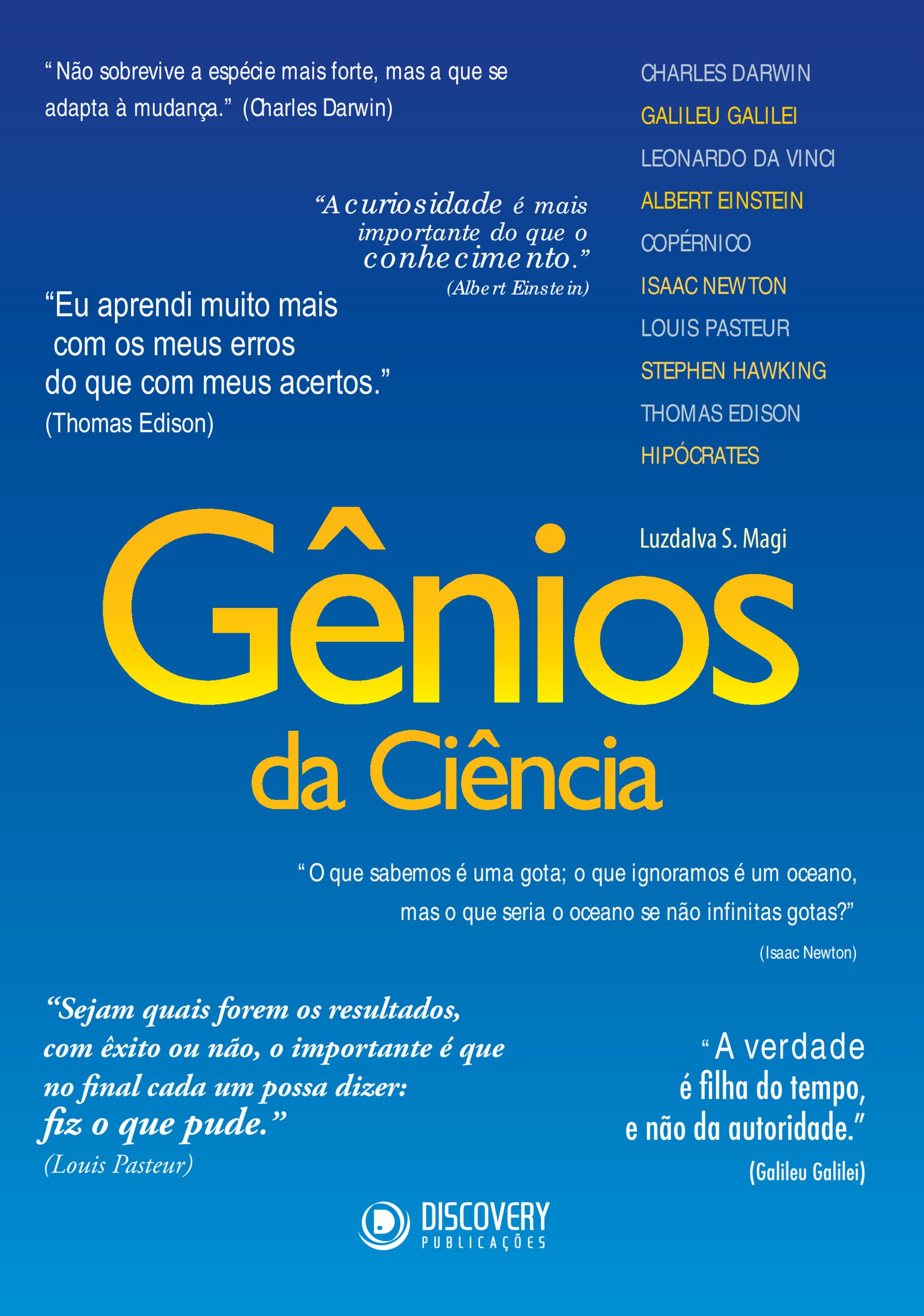 Capa de Gênios da Ciência